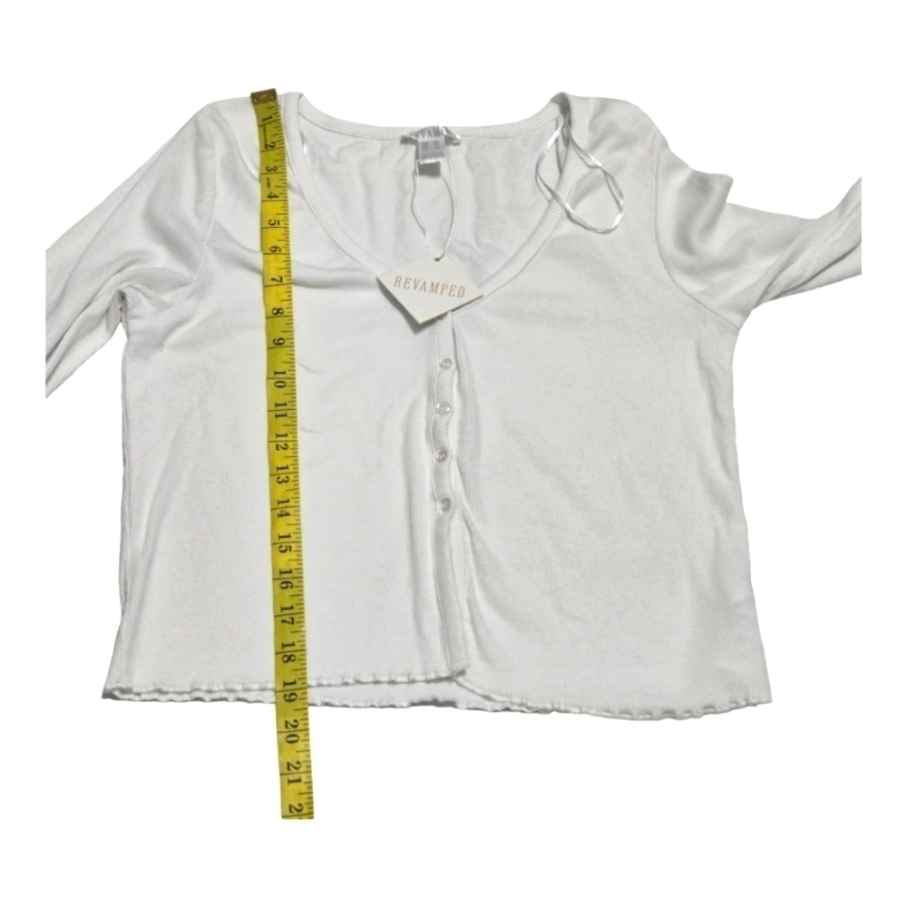 Revamped Longsleeve Cropped Top Size XL - Picture 4 of 7